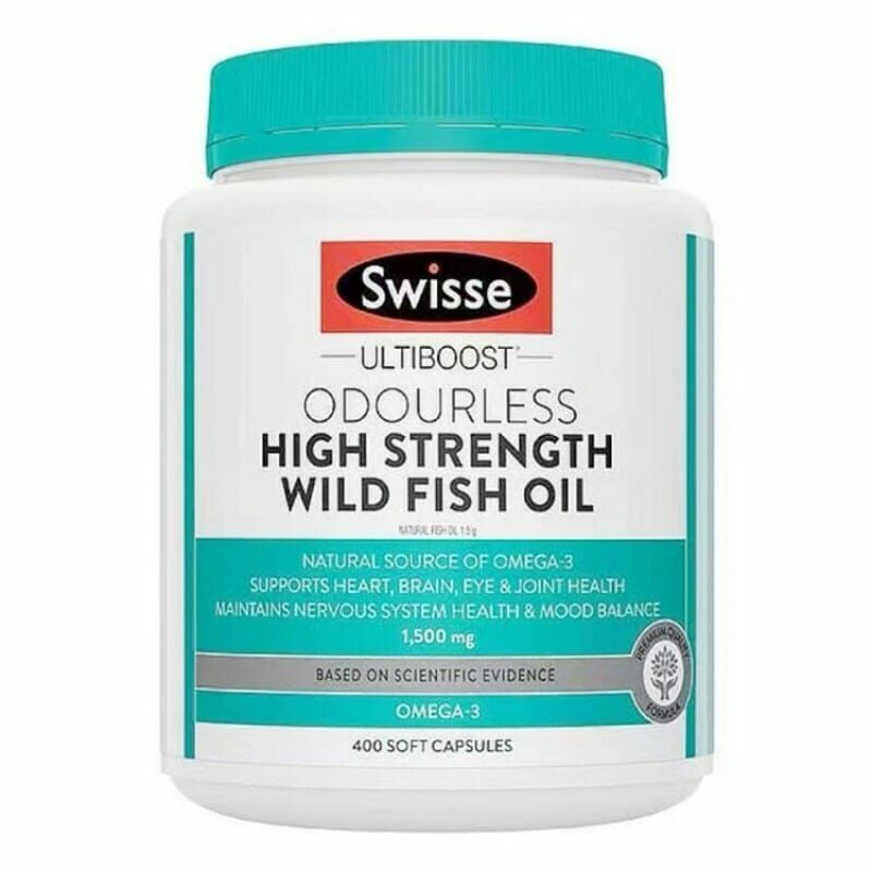 Swisse 無腥味高濃度野生魚油 1500mg 400粒