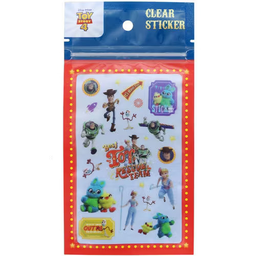 玩具總動員 透明貼紙 夾鏈袋包裝｜SUN-STAR 日本