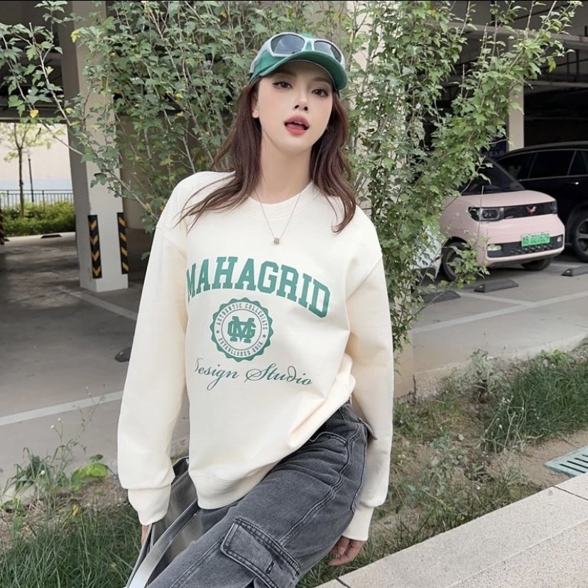 韓國連線🇰🇷MAHAGRID 美式字母 徽章 衛衣 大學T