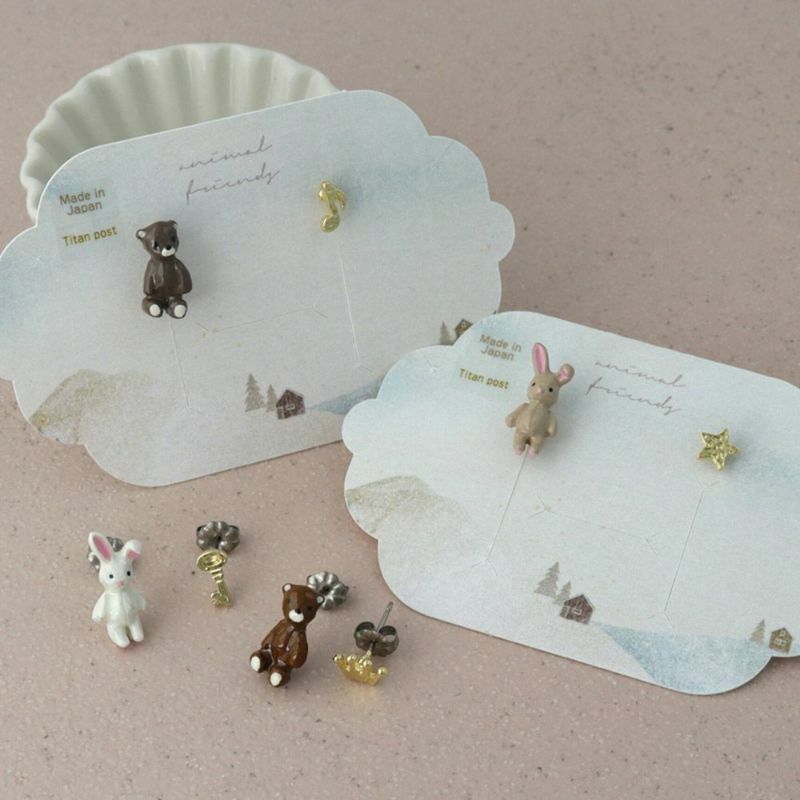 兔仔/熊仔耳環