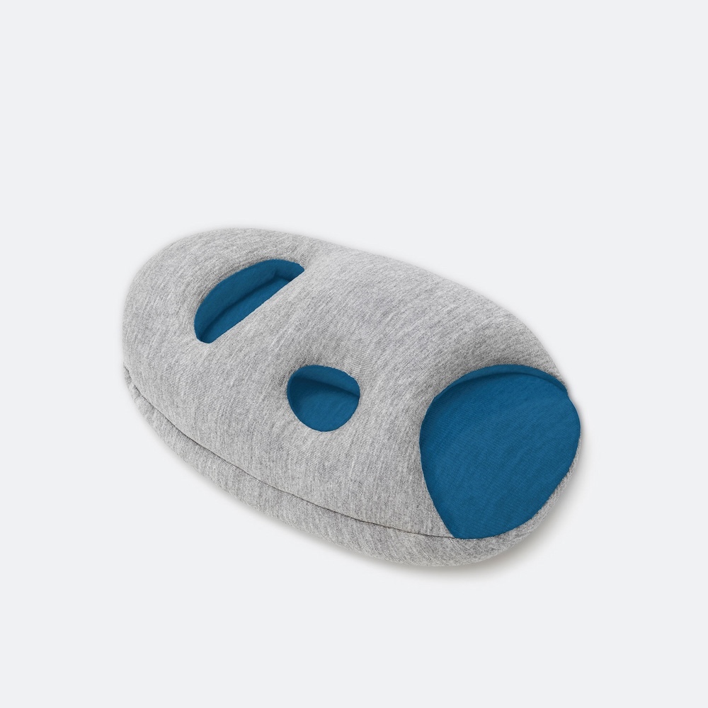 Ostrichpillow | Mini Handy Pillow - 灰/藍色