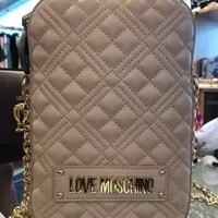 [S] LOVE MOSCHINO QUILTED CROSSBODY BAG,PINK, 8051042319126 (SLM194)