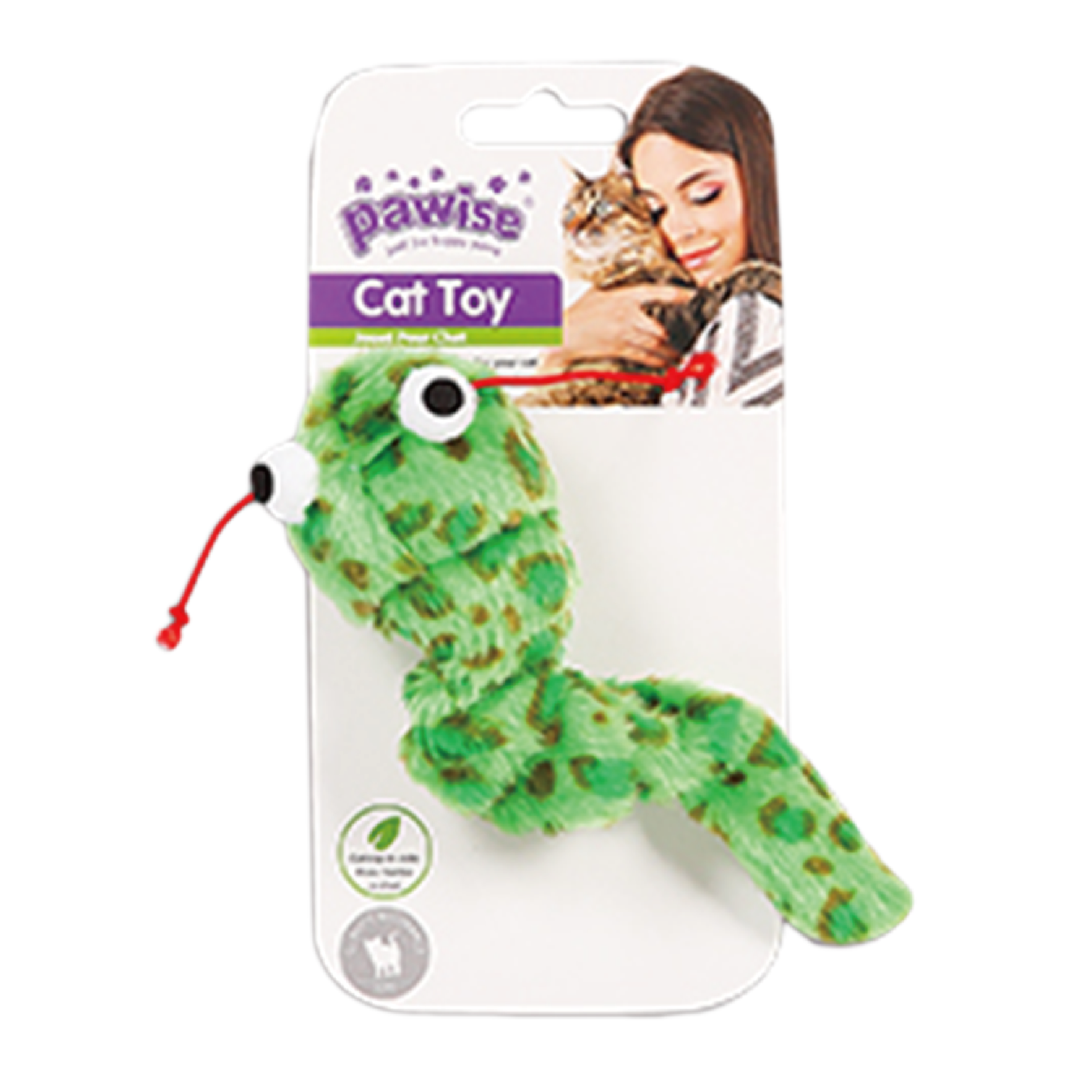 Pawise|小蟲蟲貓玩具-綠色 (NO.28131-1)