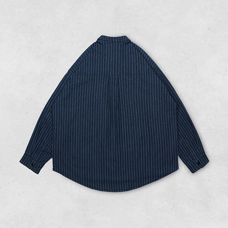 B-SIDE DENIM PULLOVER SHIRT