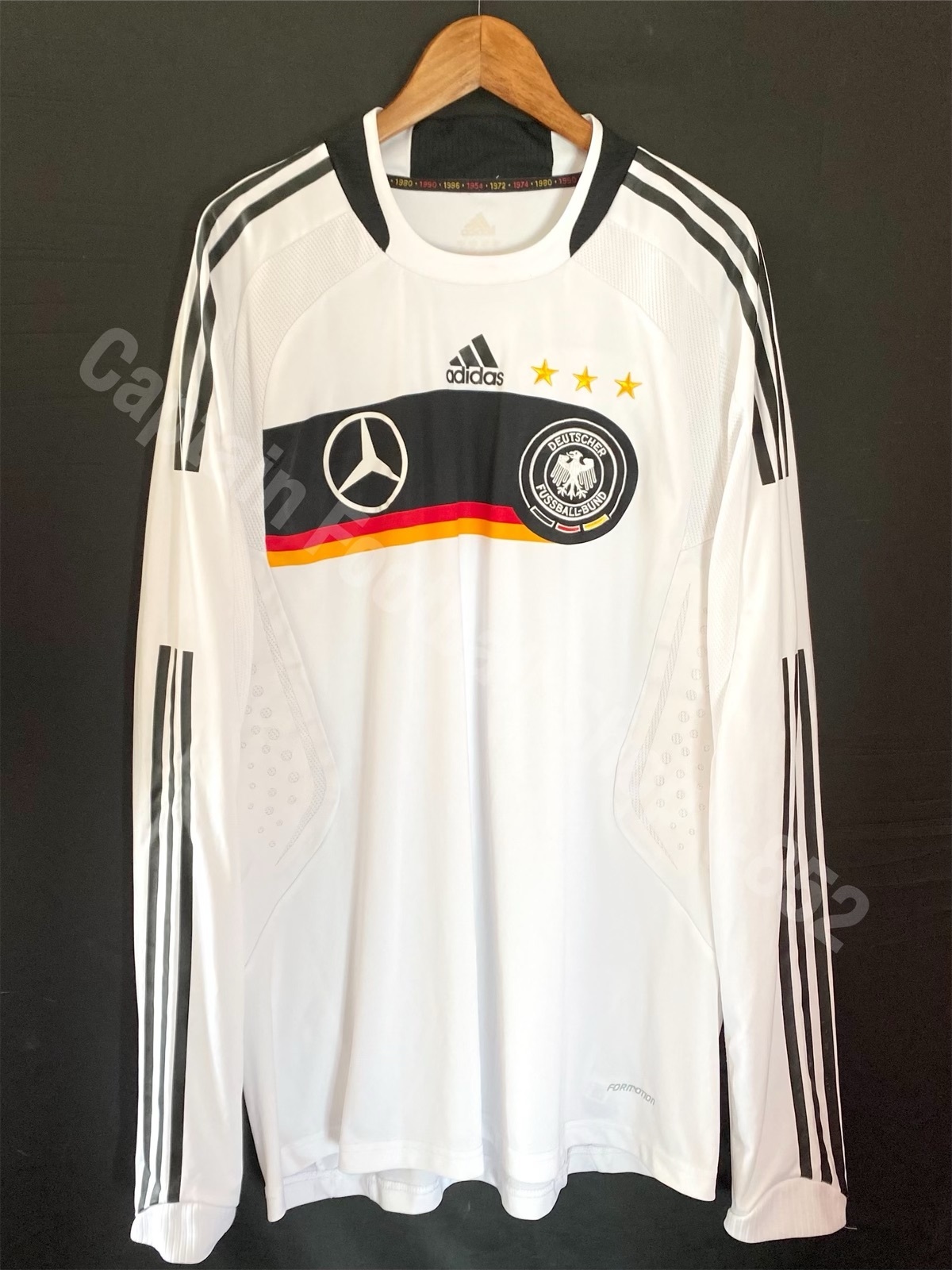 (落場版) 德國 2008 Adidas 主場長袖落場版訓練球衣