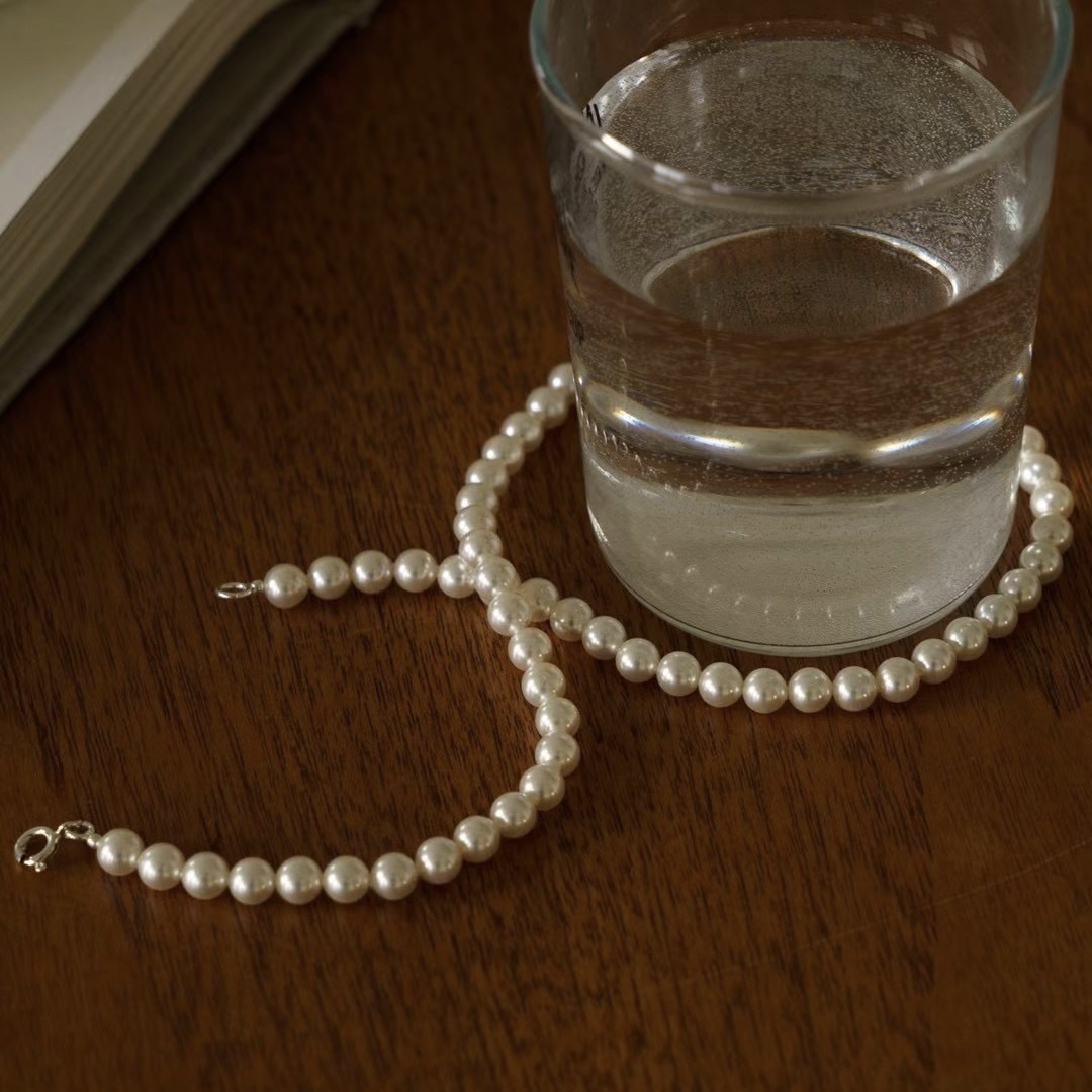 (夫人自訂款)925 silver-Miss Pearl Necklace