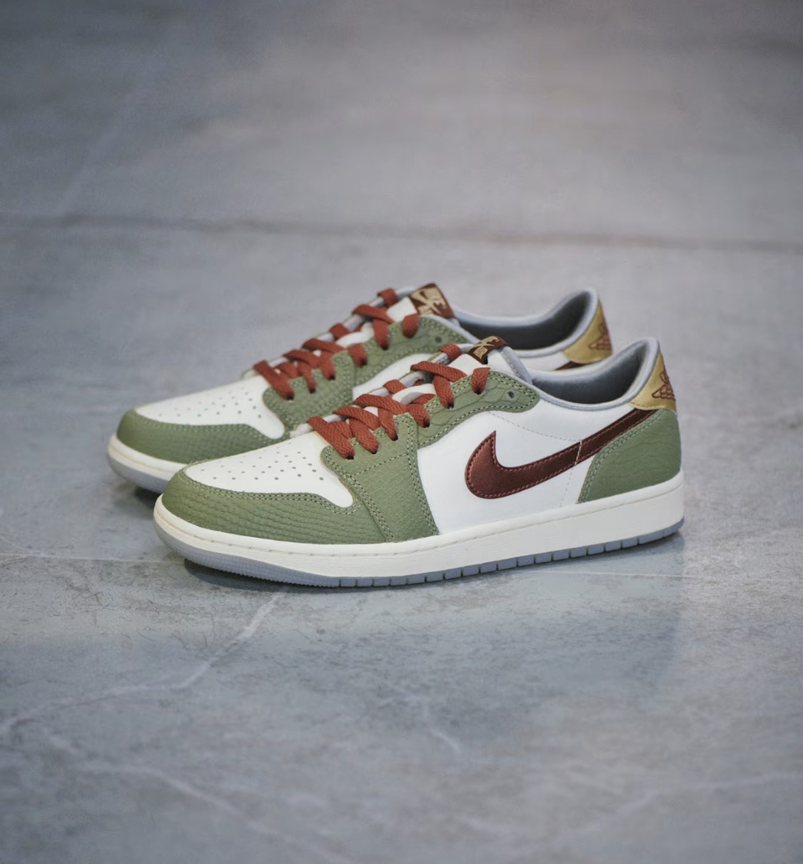 【APAIR】預購 Air Jordan 1 Low “Chinese new year" 小青龍 龍年限定 綠紅 FN3727-100