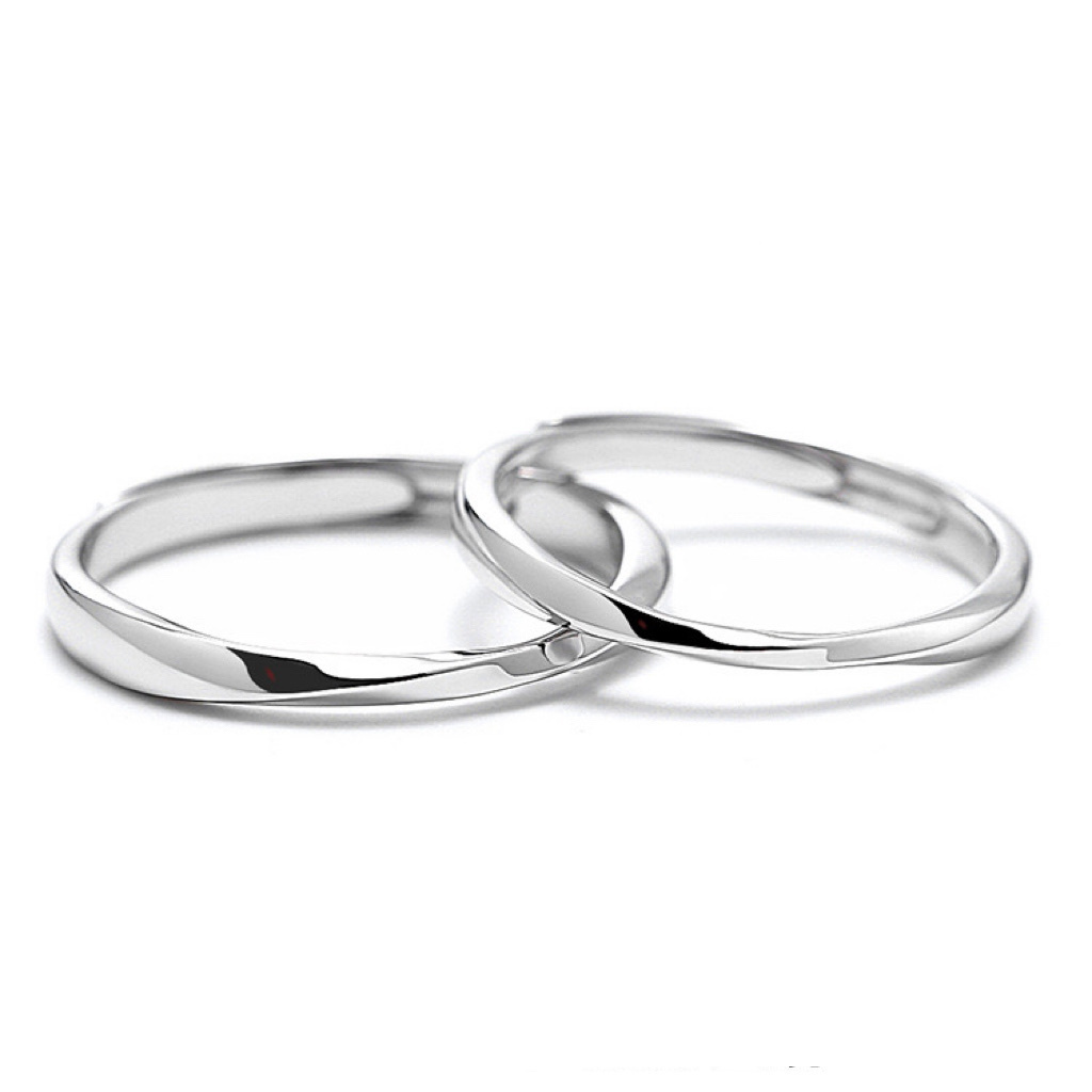 「細節 」情侶戒指💍 ｜S925純銀｜活口對戒｜免費刻字✒️｜