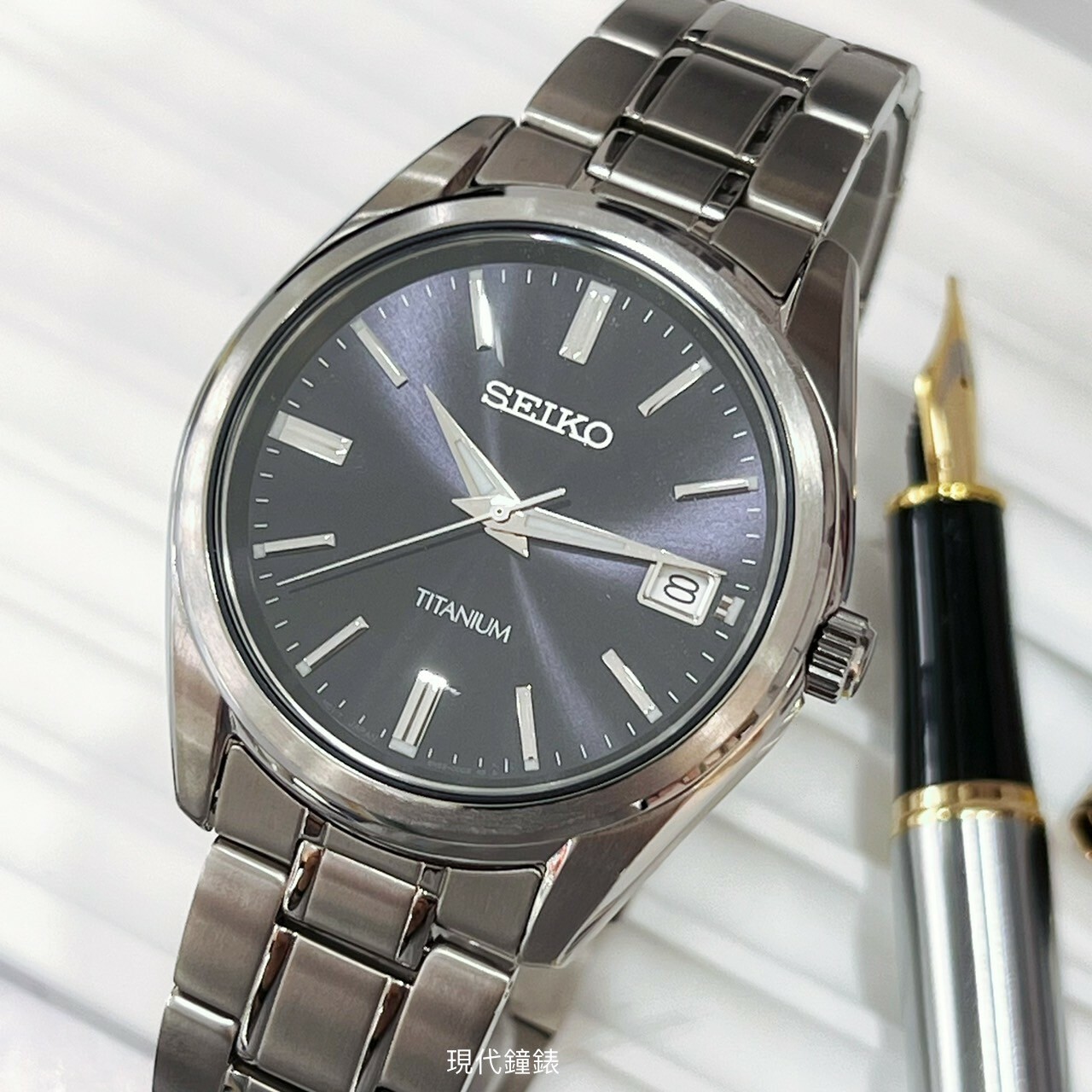 【SEIKO 精工】CS 經典簡約鈦金屬腕錶6N52-00B0V 40mm 現代鐘錶