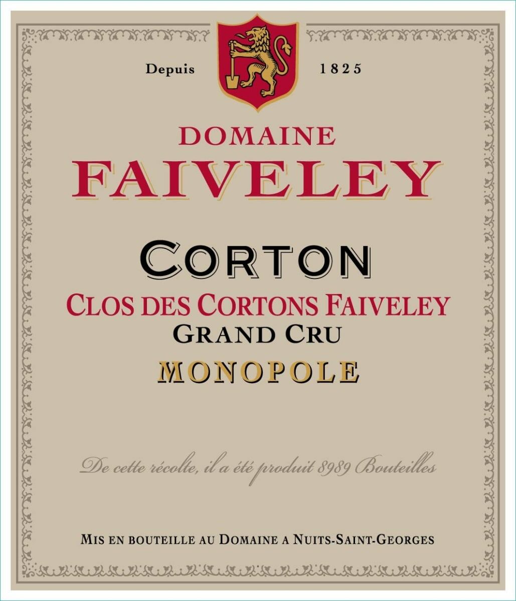 Faiveley Corton Grand Cru Clos des Cortons Faiveley 2019 (BH95)