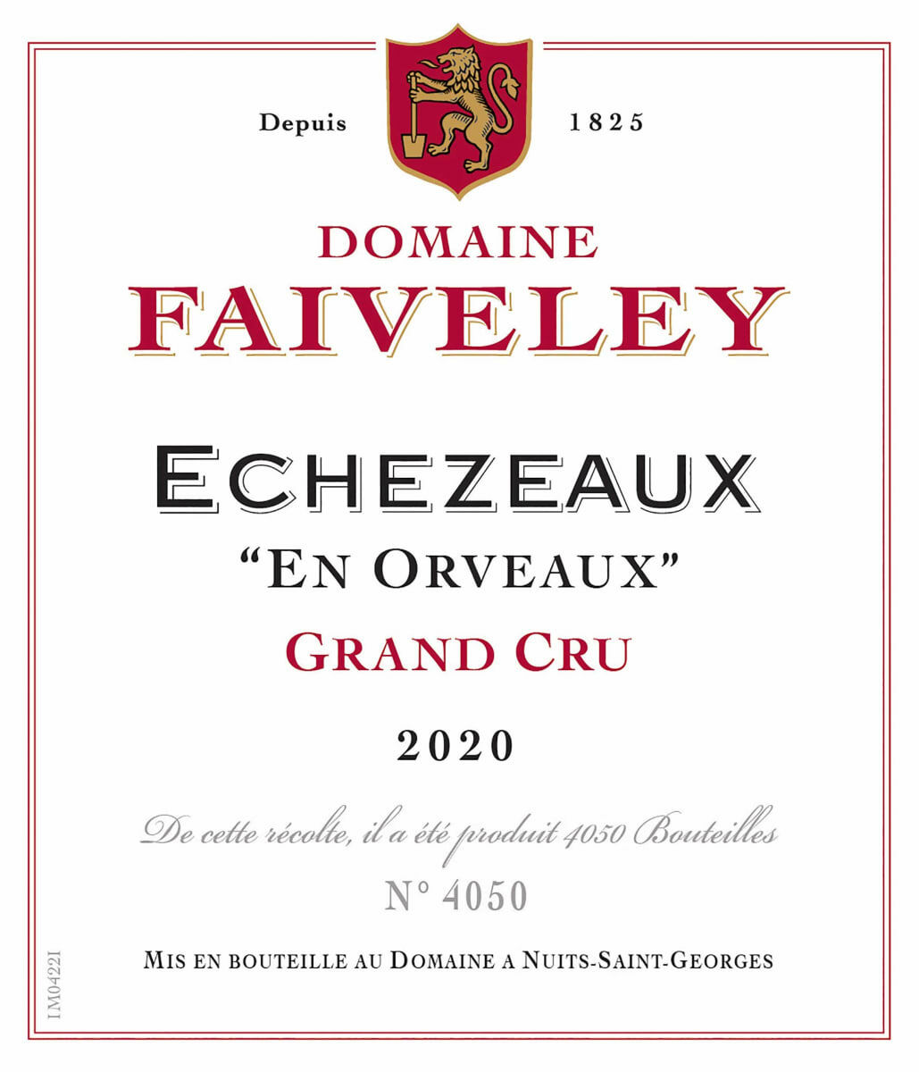 Faiveley En Orveaux Echezeaux Grand Cru 2020 (BH94)