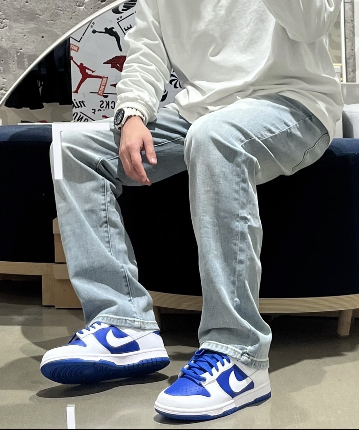 Nike Dunk Low Racer Blue White 反轉 藍白