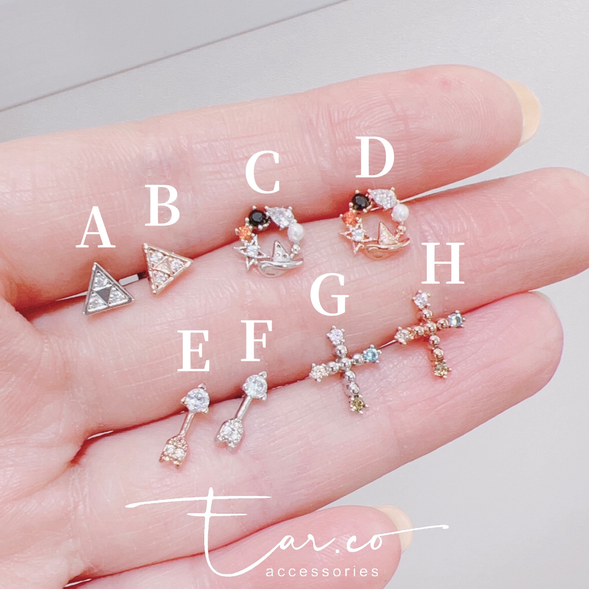 Cross Collection 耳珠/耳骨釘 [單支]