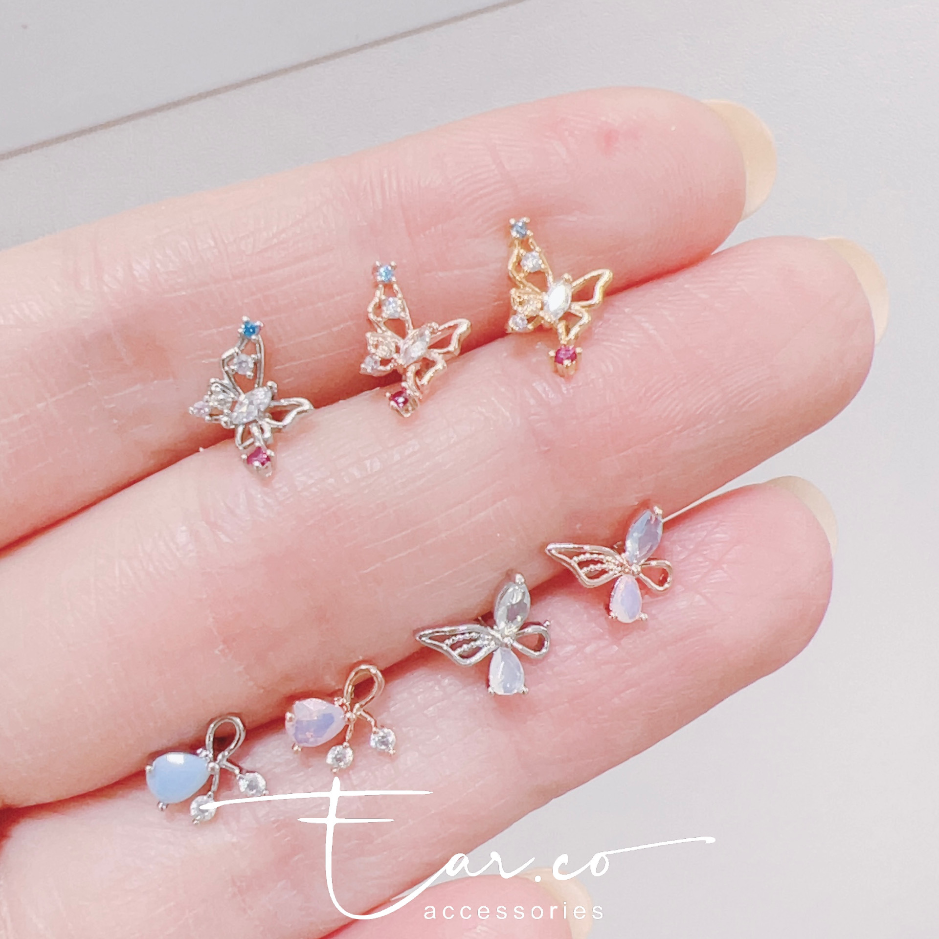 Butterfly Collection 耳珠/耳骨釘 [單支]