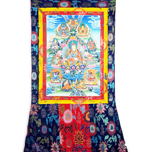 蓮師八變{手繪/礦物彩}唐卡極品【十方】135314