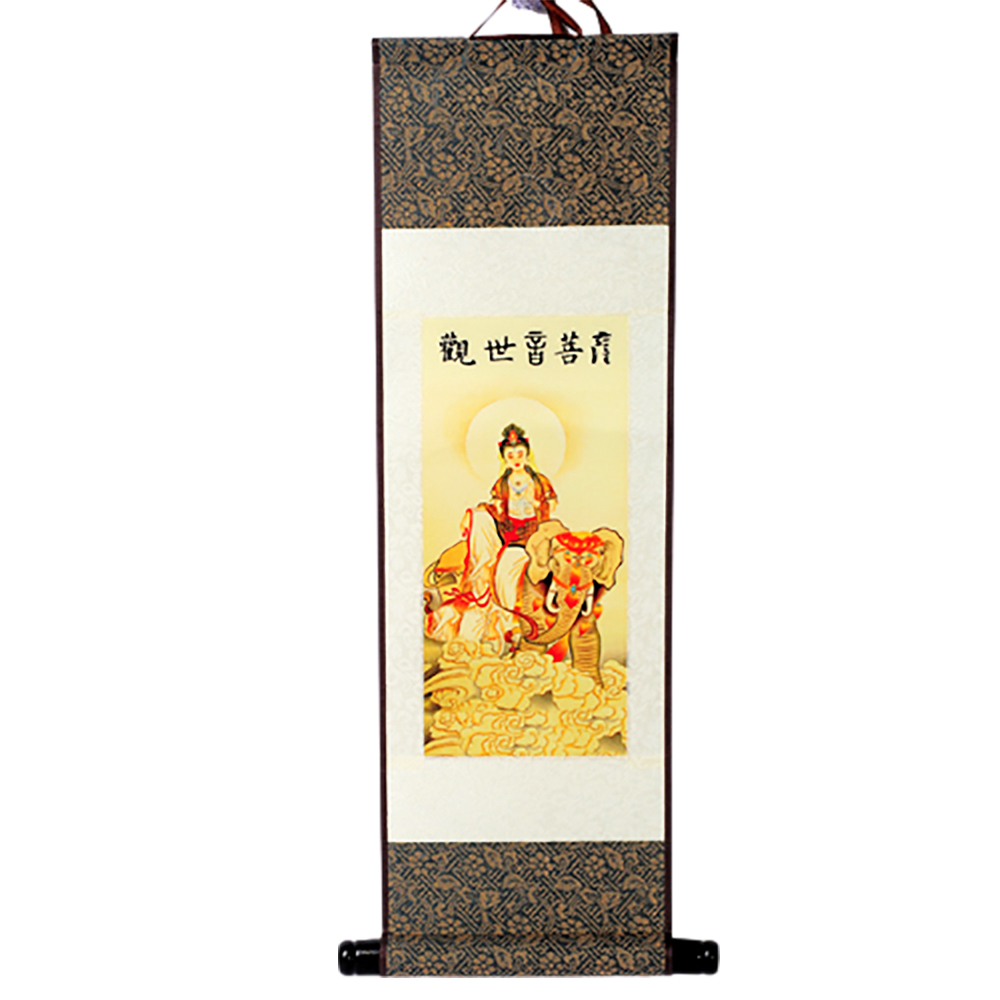 觀音菩薩{絲綢}掛圖【十方】136864