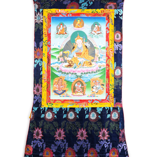 蓮師皈依鏡{手繪/礦物彩}唐卡極品【十方】135313