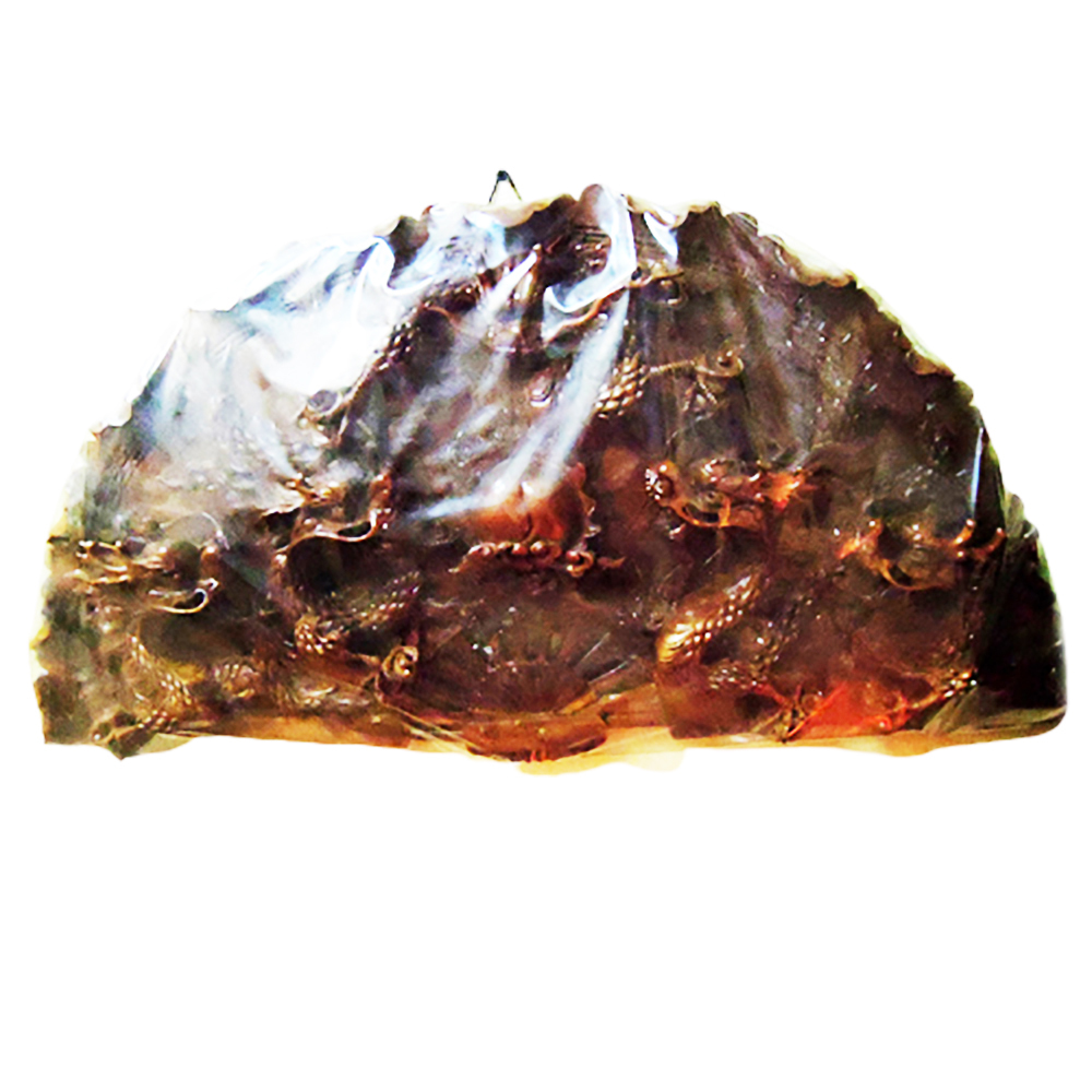 五龍紫檀木雕鎮宅開運掛件【十方】129840