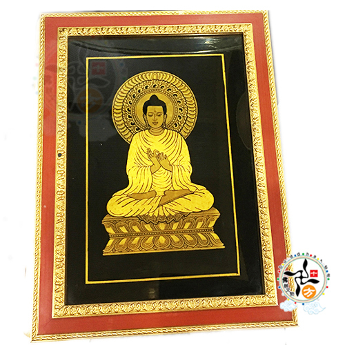 金佛{999純金箔漆器}高級掛圖【十方】135845