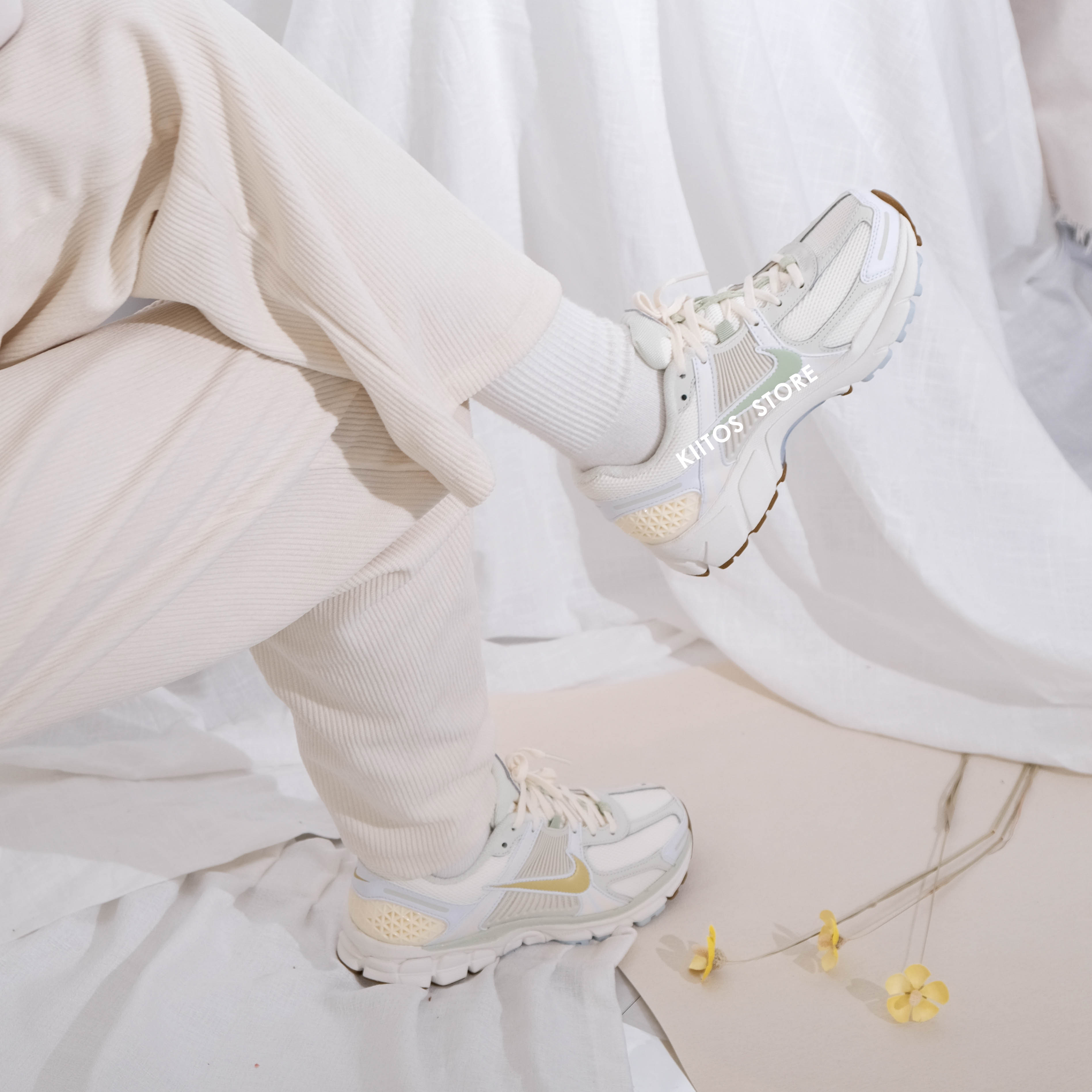 NIKE Zoom Vomero 5 Sail Buff Gold 檸檬糖 FV3638-171