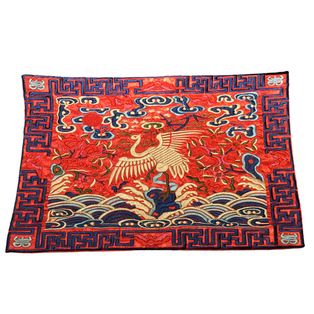 仙鶴刺繡桌布32*42公分【十方】143431