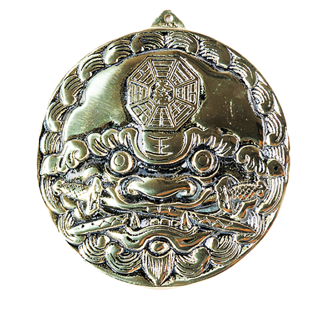 獅咬劍銅鏡【十方】140471