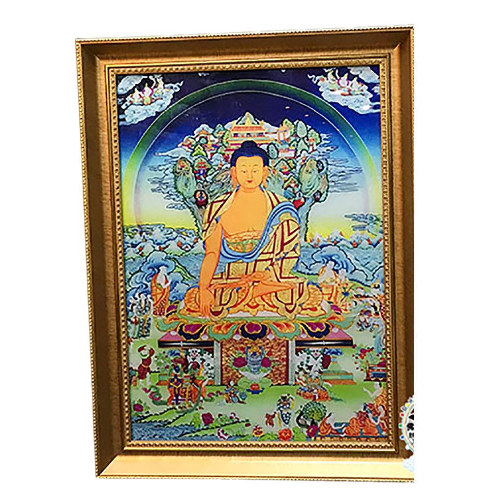 釋迦牟尼佛{壓克力畫}  掛圖 70 公分 A2【十方】146325