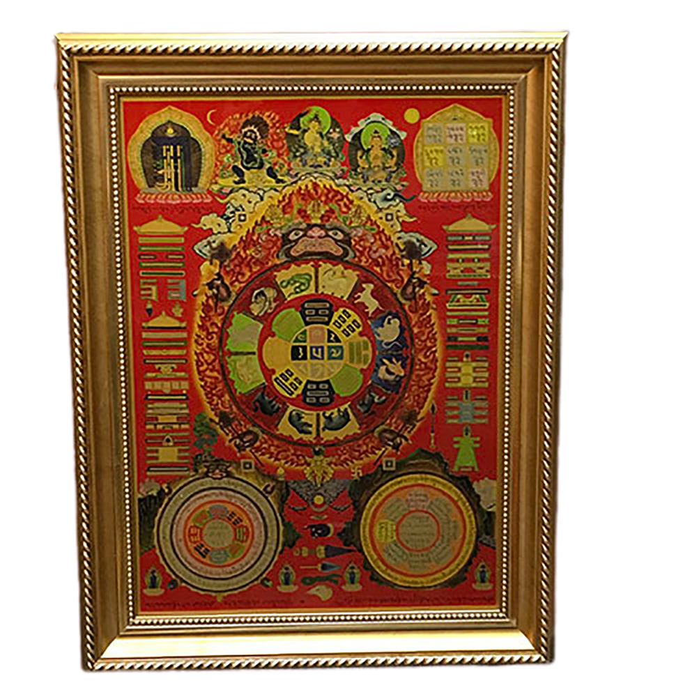 九宮八卦  {壓克力畫}掛圖 107  公分A1【十方】146339