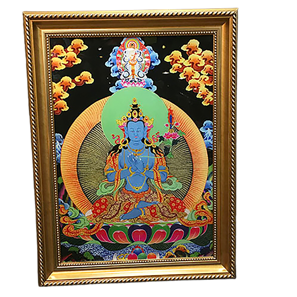 虛空藏菩薩 {壓克力畫}  掛圖70公分A2【十方】146321