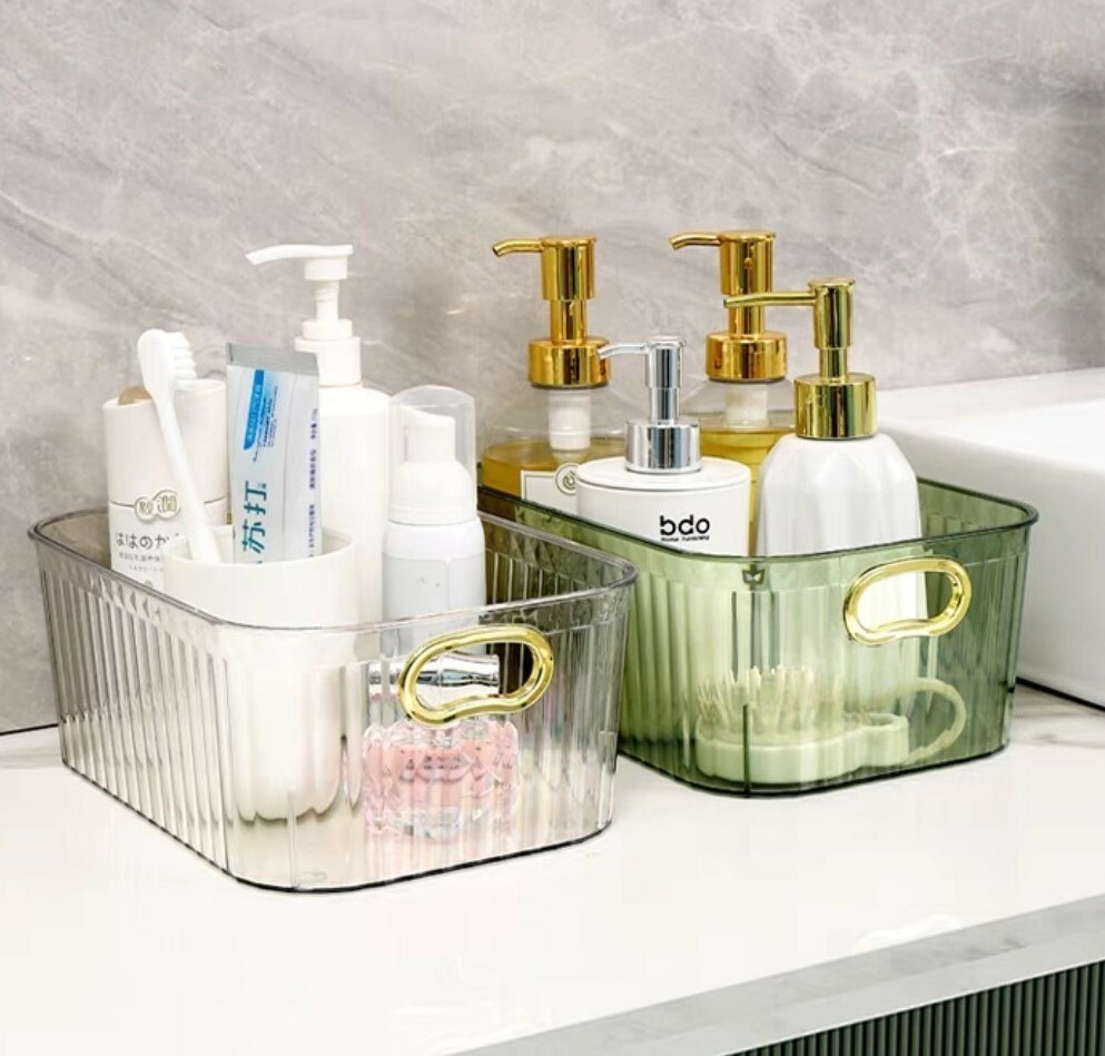 輕奢風桌面收納盒(買一送一 )