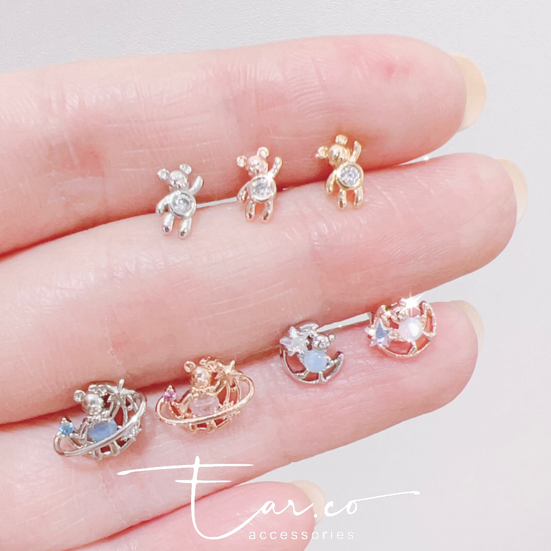 Bear Collection 耳珠/耳骨釘 [單支]