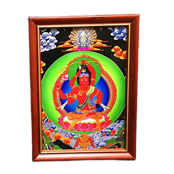 愛染明王{壓克力畫}  高級相框17*23公分【十方】146430