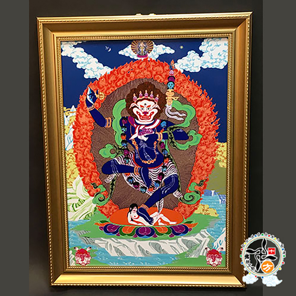 獅面空行母{壓克力畫}  掛圖70公分18053A2【十方】146324
