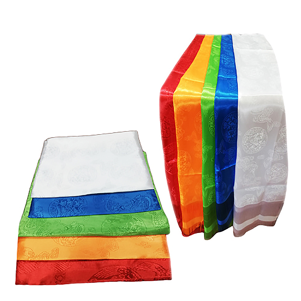 哈達 龍鳳紋155公分綠色【十方】149169