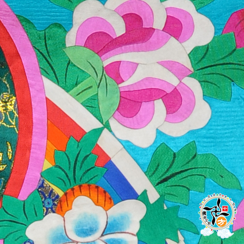 綠度母{手繪堆繡}唐卡極品【十方】135307