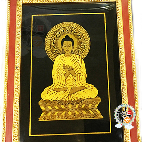 金佛{999純金箔漆器}高級掛圖【十方】135845