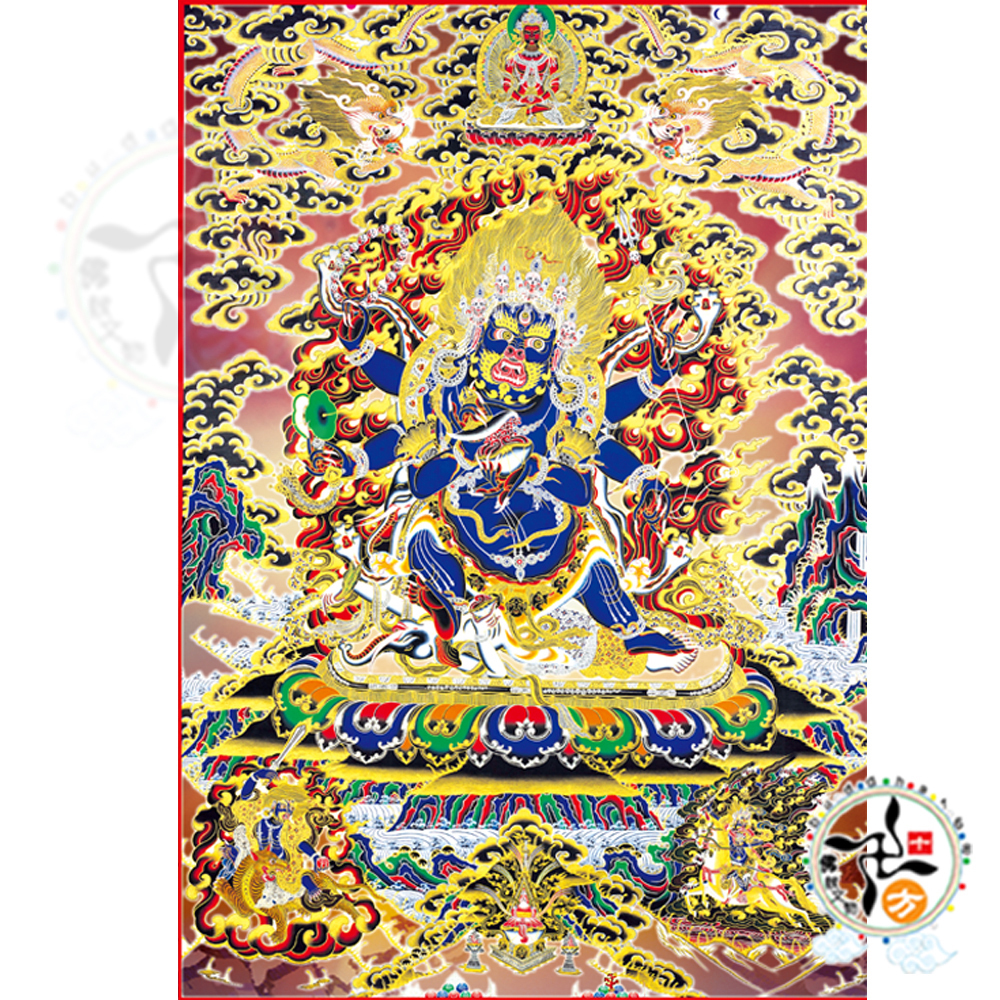 瑪哈嘎拉木框掛圖24*33公分 【十方】【十方】147546