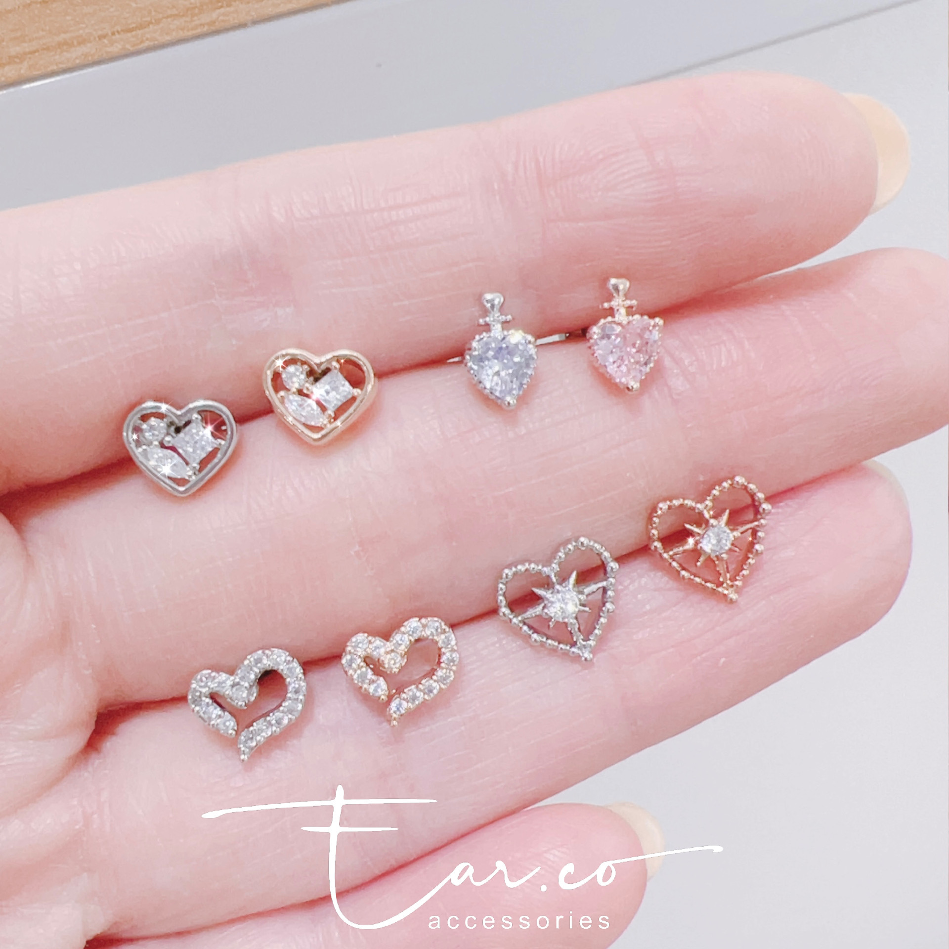 Heart Collection 耳珠/耳骨釘 [單支]