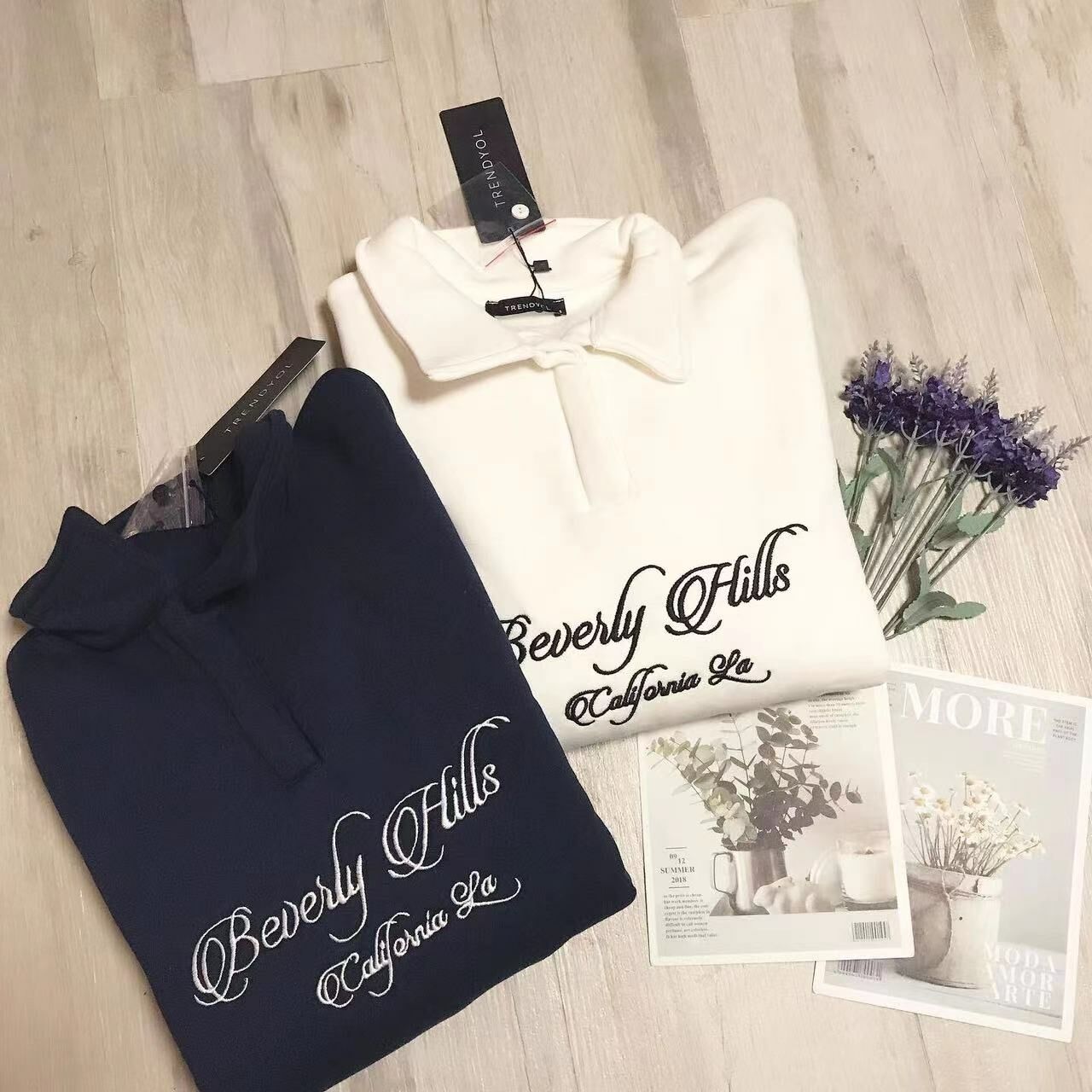 TRENDYOL COLLAR SWEATSHIRT