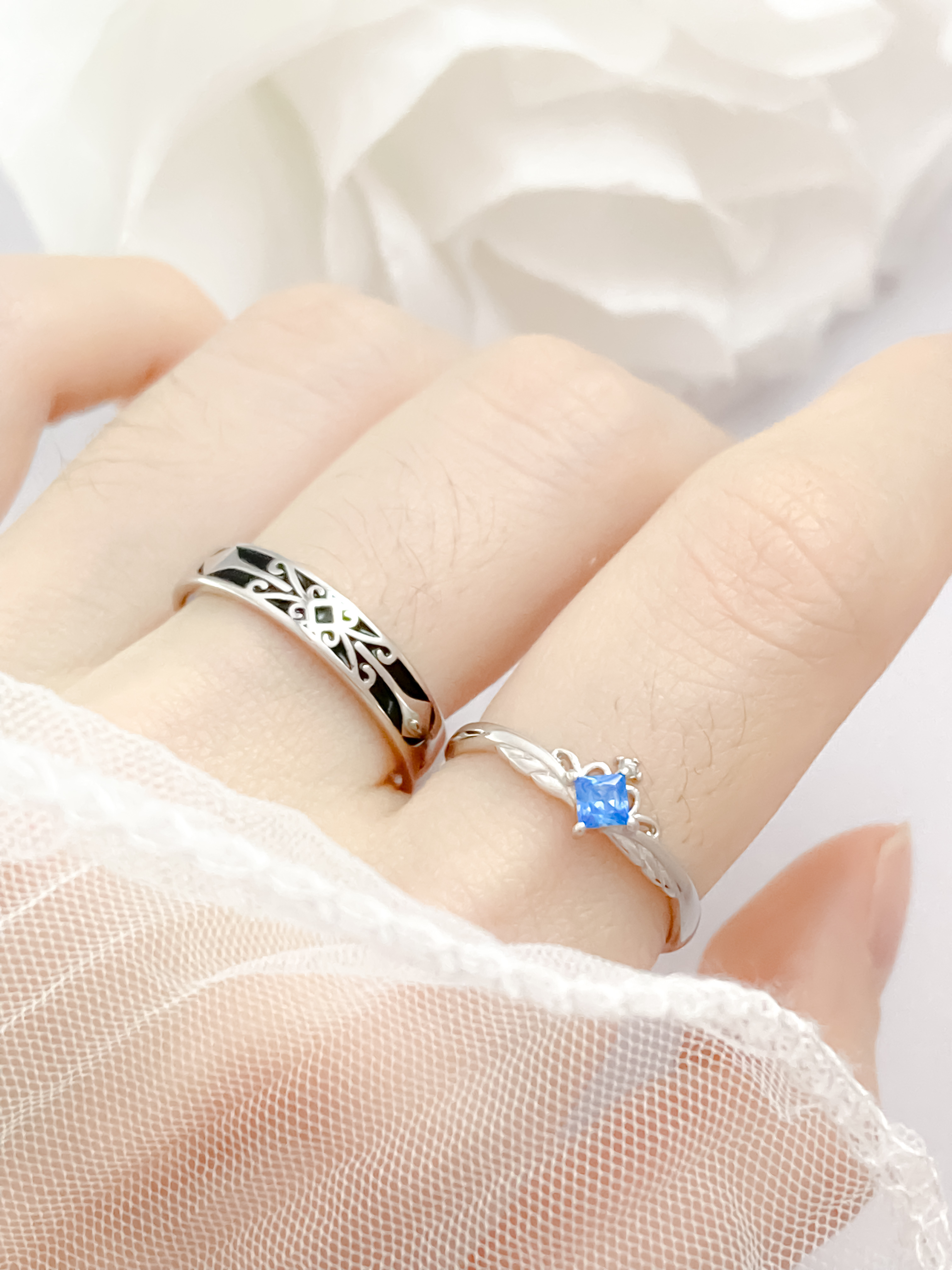 「愛的勇士 」情侶戒指💍 ｜S925純銀或鍍銀｜活口對戒｜免費刻字✒️｜