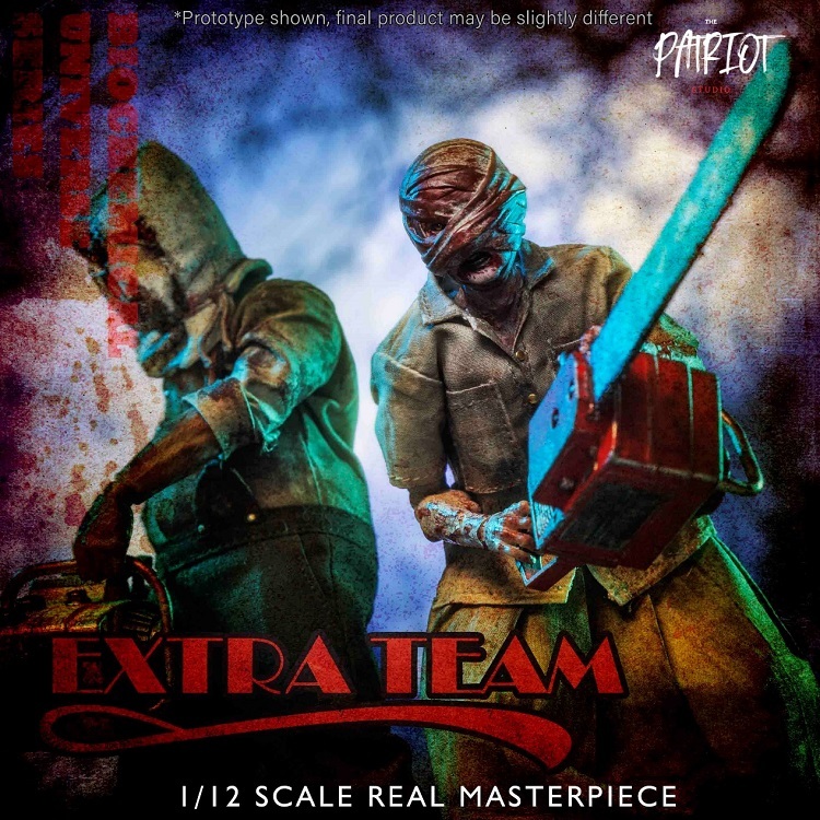 (In Stock) Patriot Studio 1/12 Chainsaw Uncle & Chainsaw Auntie Action Figure (PA016A/B/C)