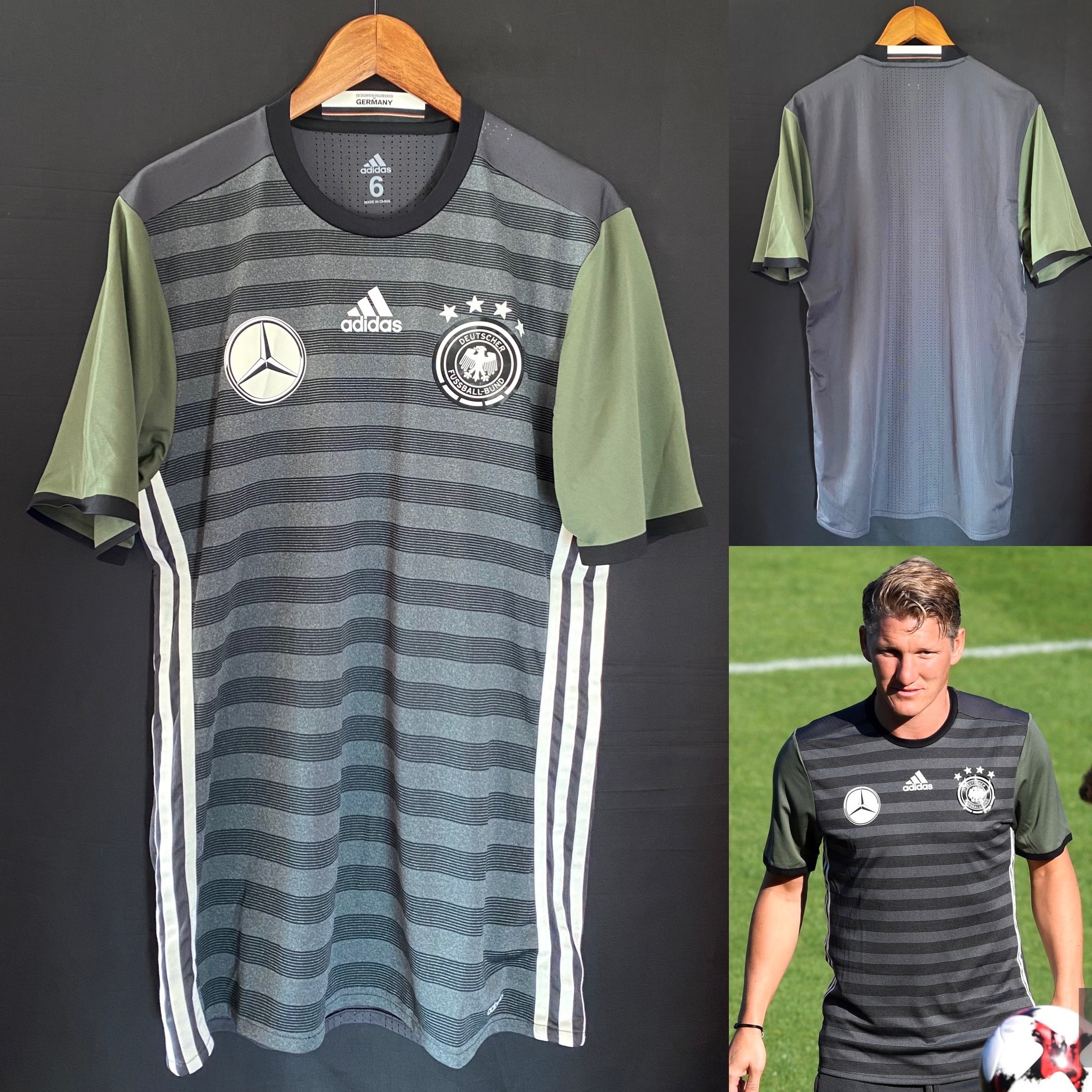 (落場版) 德國 2016 Adidas 落場版訓練球衣