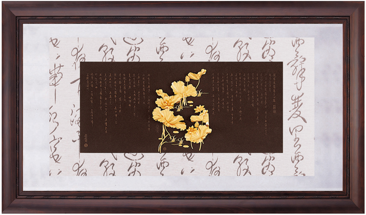 鹿港窯禮品館│金箔畫禮品│蓮花心經│退休禮物、杏林、佛教界交流伴手禮、收藏自用