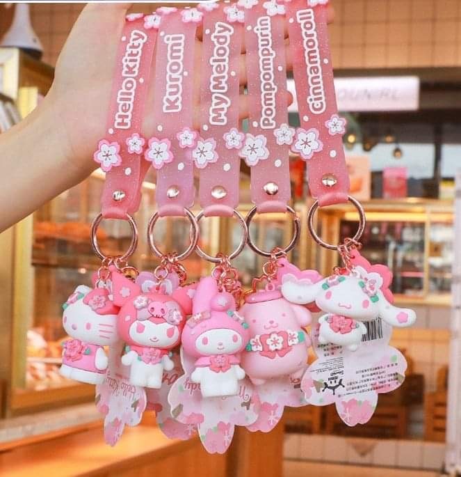 Sanrio櫻花季掛件鎖匙扣