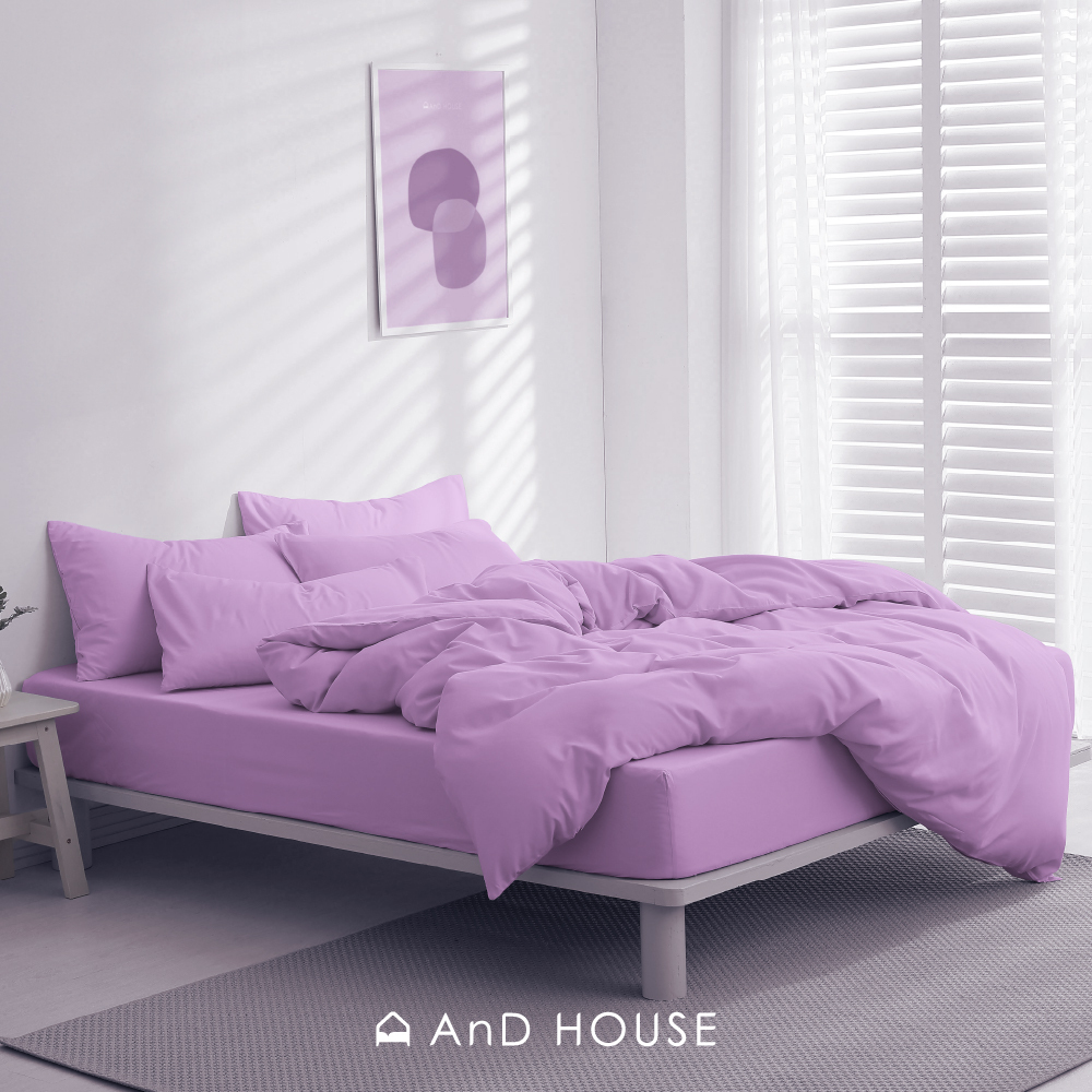 舒柔棉｜100%Polyester｜粉紫｜單品&床包被套組