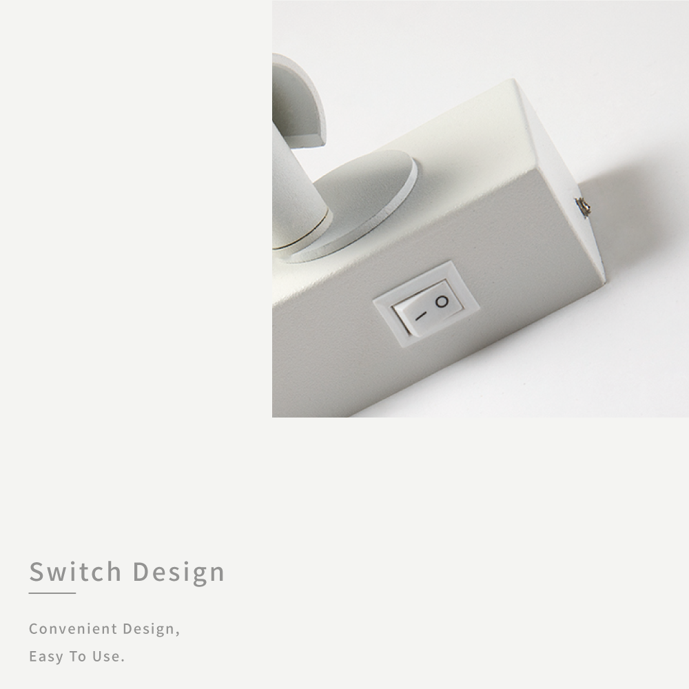 好萩家居|Moulé壁燈,清晰開關的按鈕,方便隨手切換。