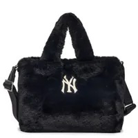 [S] MLB BASIC FUR TOTE BAG NEW YORK YANKEES BLACK, 3AORS0526-50BKS (SMLB316)