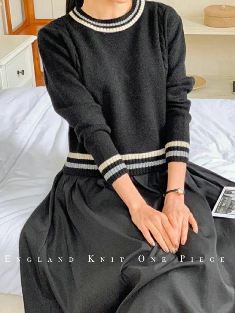 OP#14272🤎ENGLAND KNIT ONE PIECE