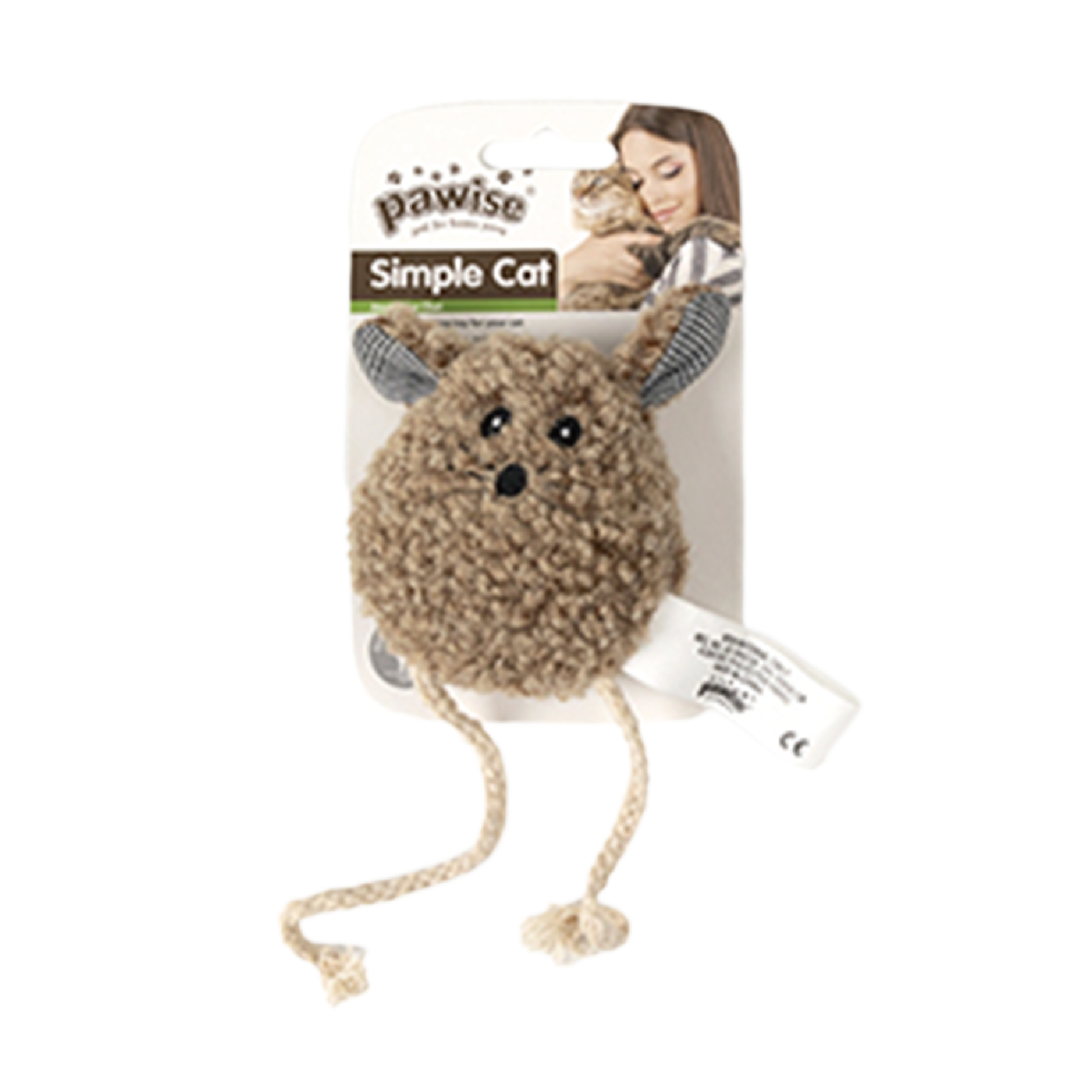 Pawise|老鼠頭貓玩具(NO.28252)