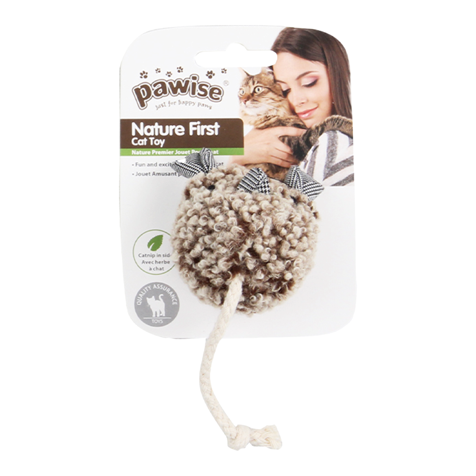 Pawise|老鼠頭波波貓玩具(NO.28253)